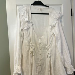Free People Peasant Mini Dress